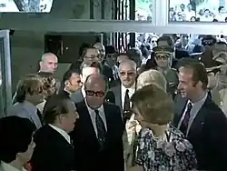 Visita Real (1977) al Centro Español, Asociación de Beneficencia