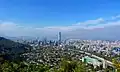 Vista parcial de Santiago.