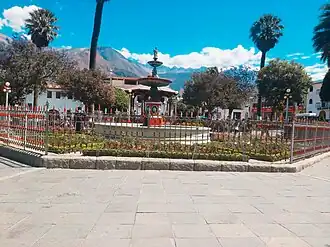 Plaza de Armas Caraz - Ancash