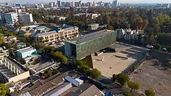 Vista aérea del conjunto del Museo de la Memoria y los Derechos Humanos