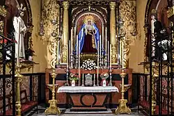 Vista de la Capilla de la Hermandad de la Victoria