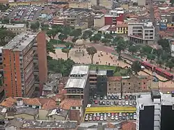 Vista aérea desde el occidente