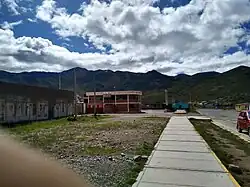 Vista del terminal de Orcopampa