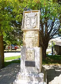 Hito municipal junto al Solar del Cid