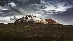 Vista del volcán Tunupa.