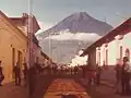 Volcán de Agua visto desde Antigua Guatemala