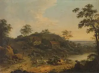 Paisaje, 1758, Jan Christian Vollardt (legado Fernández Durán).