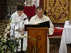 Lectura del voto en el Domingo de Milagros
