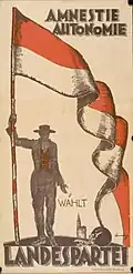 Cartel político de los años 1930.