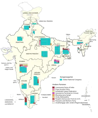 Elecciones generales de India de 1957