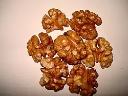 Nueces como aperitivo