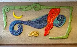 Mosaico de pared, Groninga
