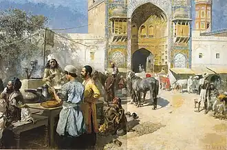 An Open-Air Restaurant near Wazir Khan Mosque, Lahore