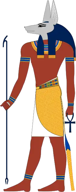 Upuaut con cabeza de chacal