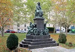 Monumento a Beethoven en Viena, 1880
