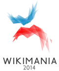 The logo of Wikimania 2014