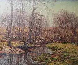 Wilson Henry Irvine: Otoño, río Eight Mile (zona de Old Lyme) (hacia 1914).
