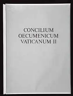 Portada del Concilio Vaticano II