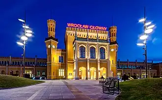 Estación Central de Wrocław (1855-1857), Breslavia, Polonia