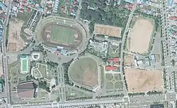 Parque Deportivo Yabase en 1975