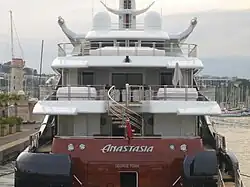 L'Anastasia (75,50 m) au port d'Antibes