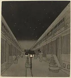 Yoshiwara por la noche (1852-1864), de Utagawa Kunisada II, Rijksmuseum, Ámsterdam