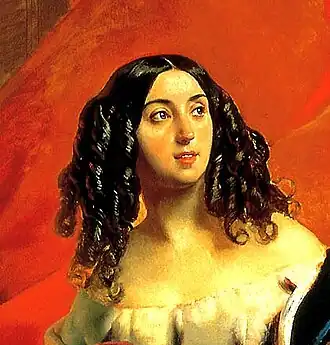 Detalle de la condesa Samoilova.