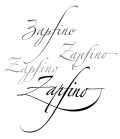 Llamativos swashes en la fuente tipográfica Zapfino