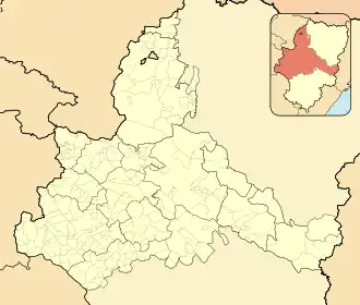 Zaragoza ubicada en Provincia de Zaragoza