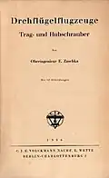 Aeronaves de ala rotativa. Transporte. Helicóptero. C.J.E. Volckmann Nachf. E. Wette, Berlin-Charlottenburg 1936