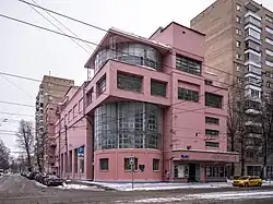 Club de Zúiev (1927-1929), construido en Moscú por Ilyá Gólosov