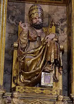 Talla de San Pedro en Zumaya (Guipúzcoa)