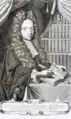 Retrato de Jean-Jaques Manget en la Bibliotheca chemica curiosa