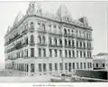 El Hotel Nacional hacia 1910, sede de la Universidad de la República