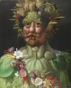 Rodolfo II como Vertumno, de Arcimboldo, ca. 1590.