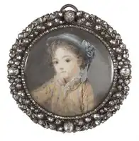 Suecia: retrato de Goss, miniatura.