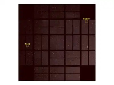 Imagen de la primera luz tomada desde el telescopio del satélite Kepler[1]​