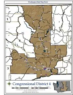 4.º distrito ubicada en Washington (estado)